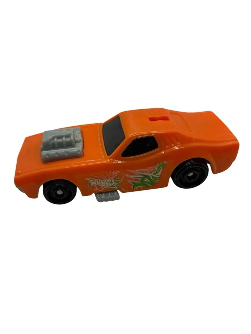 2020 Burger King Hot Wheels Orange Muscle Car Toy ML-01-02 Mattel Loose